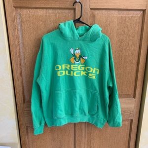 Green Oregon Ducks Sweatshirt with Donald Duck